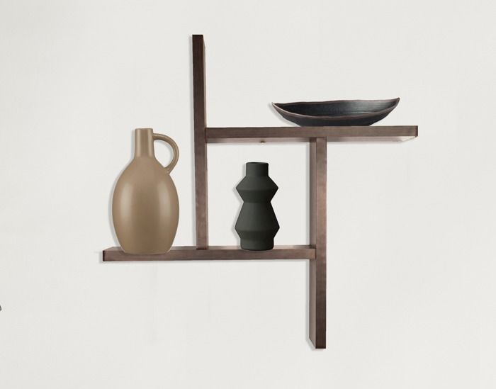 ETAGERE INFINI FINITION BOIS 47X47X10 CM