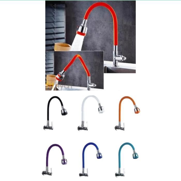 Flexible Robinet de Cuisine tuyau avec pulvérisateur (Sans Robinet) (Couleur aléatoire)