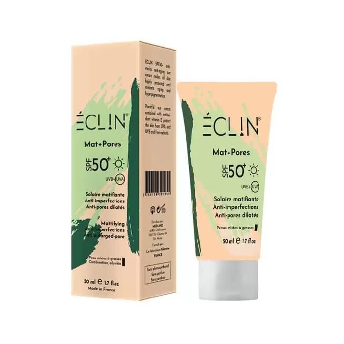 ECLIN Crème Solaire Mat+ Pores 50 Ml-Spf 50+