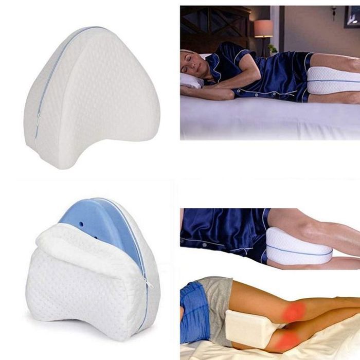 Oreiller orthopédique jambes nuit