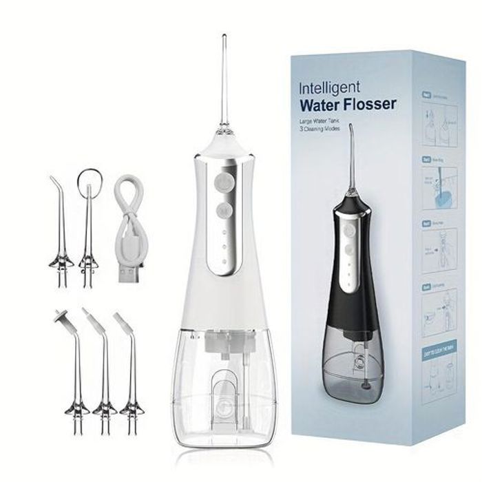 Irrigateur buccal portable sans fil - GENERIC - Water Flosser - 3 modes - 220ml - IPX7 étanche