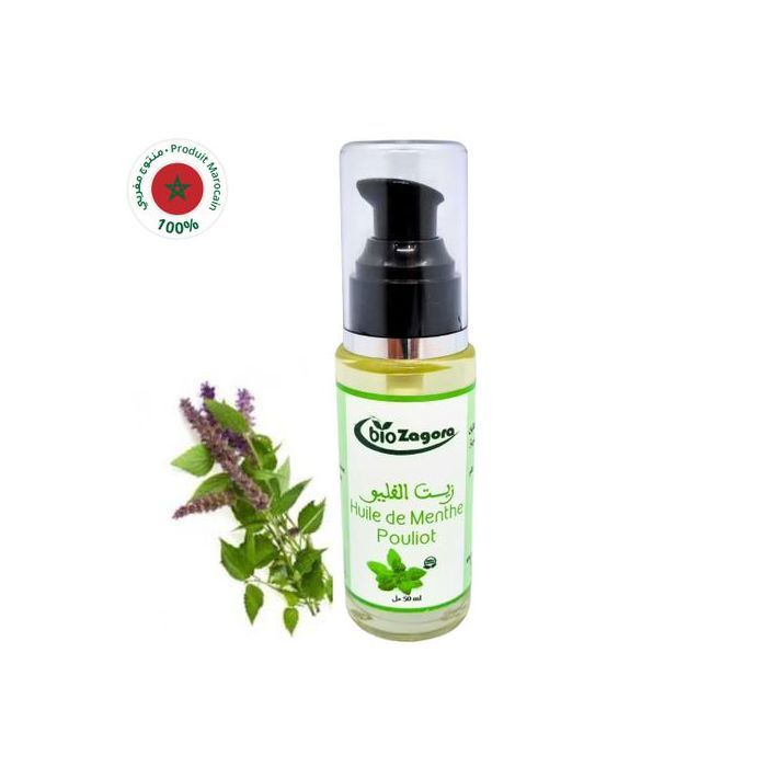Huile Végétale - Naturel - Menthe Pouliot - 50ml - Apaisante - Antiseptique - Circulation Améliorée