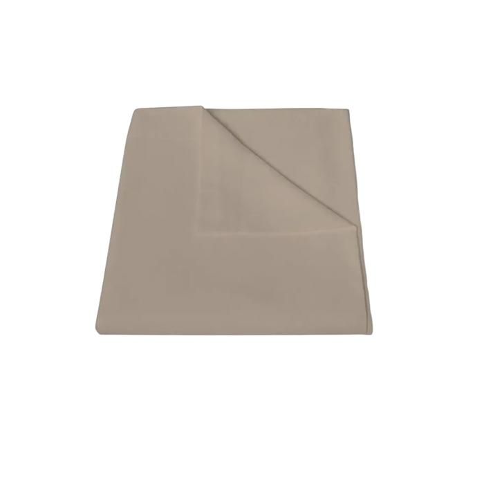 DRAP PLAT COTONELLE QUEEN 240X270 BEIGE CLAIR