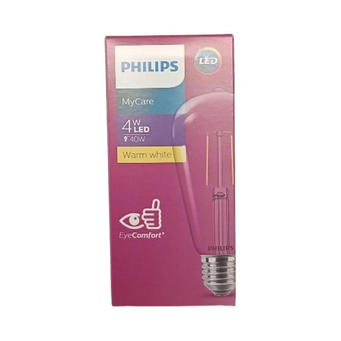 PHILIPS LED CLASSIC 4-40W ST64 E27 830 CL NDAPR