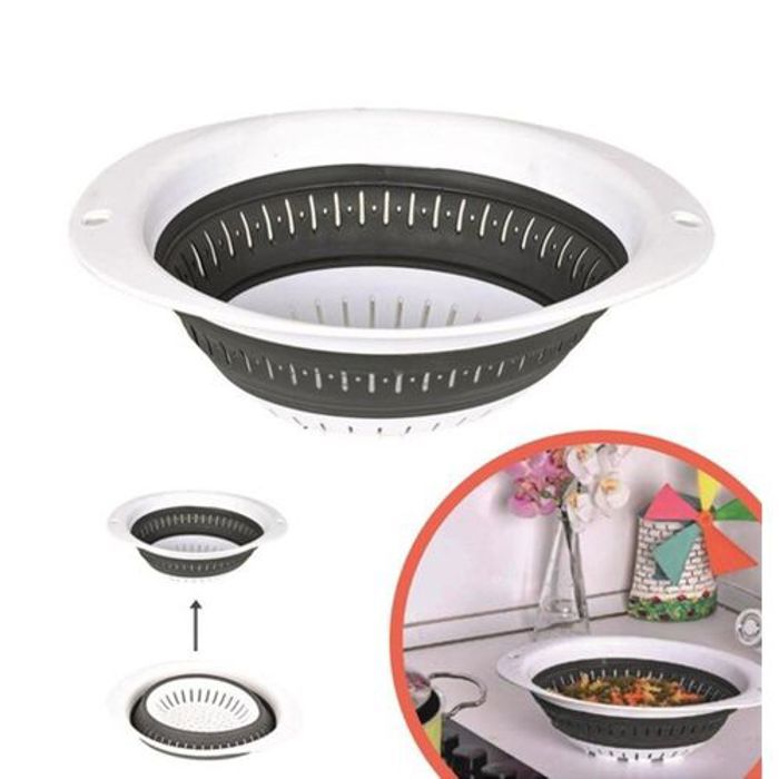 Passoire Ovale Pliante En Silicone Passoire de Cuisine