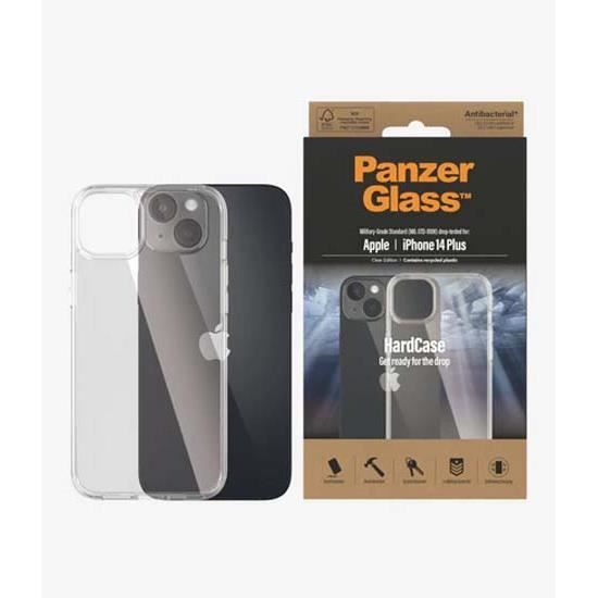 Coque - PanzerGlass - HardCase - iPhone 14 Plus - Transparent - Protection élevée contre les chutes