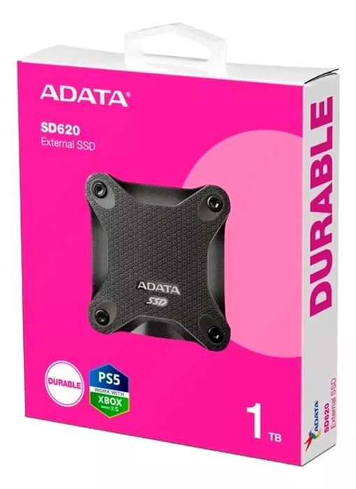 DISQUE DUR EXTERNE ÉTAT SOLIDE 1TO ADATA SD 620 PS5 XBOX