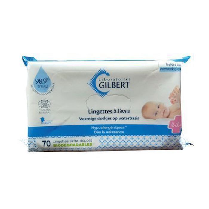 Gilbert - 70 LINGETTES À L'EAU