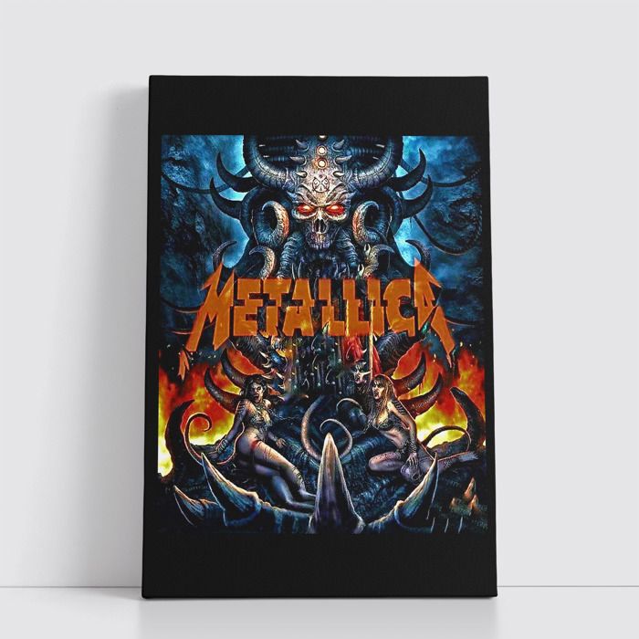 Tableau Rock sur Toile – Affiche Murale 25x40 cm Groupes de Rock Légendaires et Modernes 319