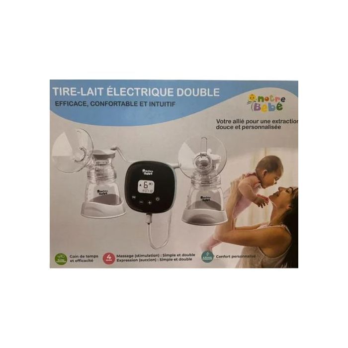 Tire -lait électrique double