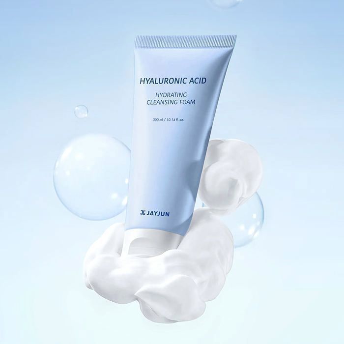 Mousse Nettoyante Hydratante - JAYJUN - Acide Hyaluronique - 300ML - Tous types de peau - Apaisante