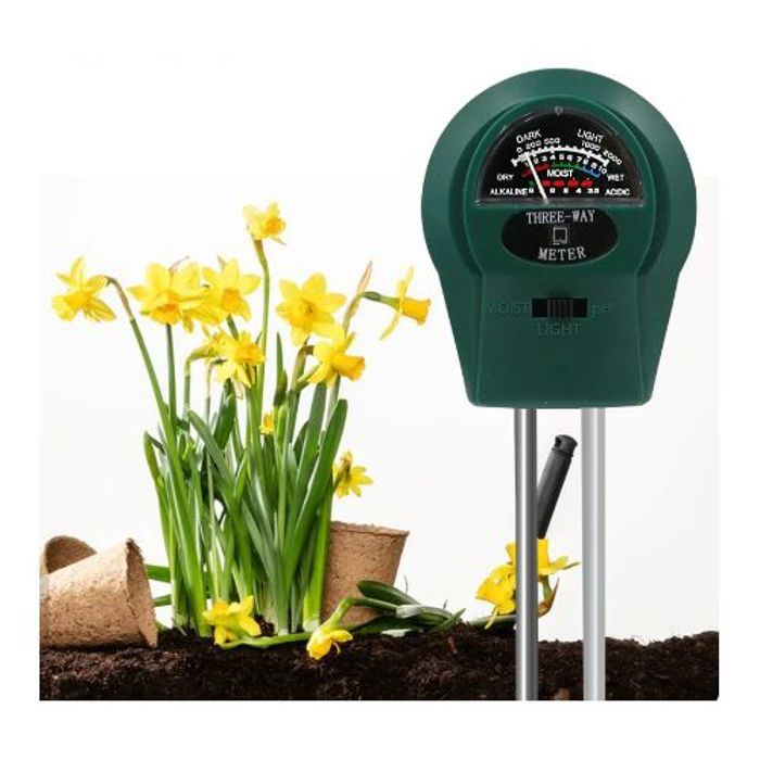 Testeur de sol 3 en 1 - Non spécifié - pH mètre - Mesure humidité - Mesure pH - Mesure luminosité