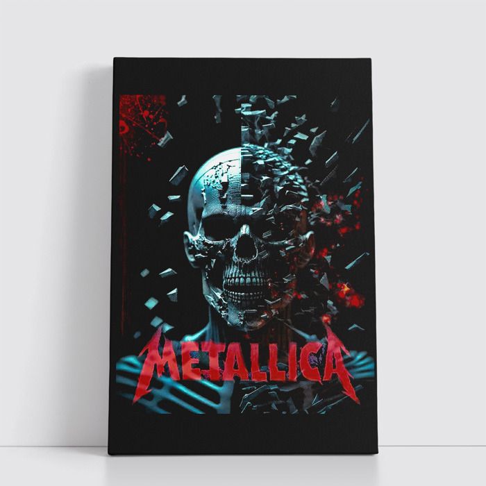 Tableau Rock sur Toile – Affiche Murale 25x40 cm Groupes de Rock Légendaires et Modernes 320