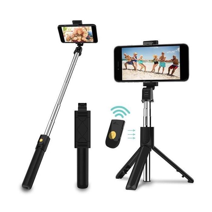 Perche Selfie Tripied Bluetooth Photo Selfie Rotation 360° Tous Téléphone