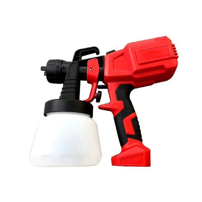 Pistolet à Peinture Électrique Rouge – Pulvérisateur Haute Puissance pour Meubles & Surfaces Domestiques