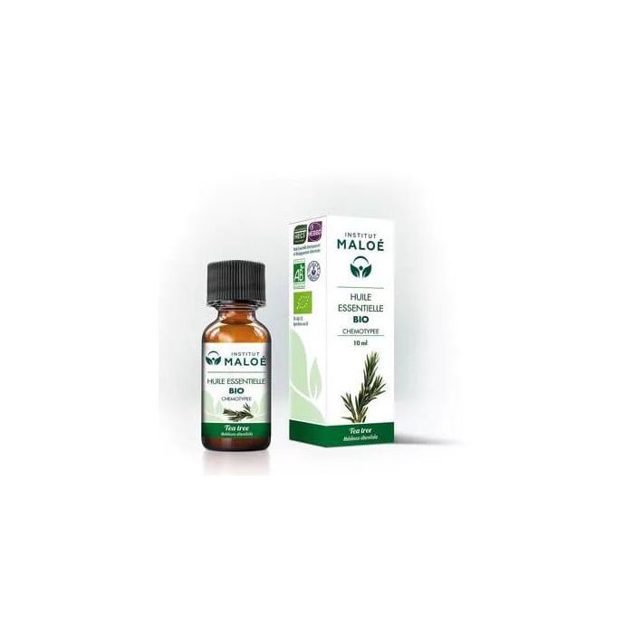 Institut Maloé Huile essentielle de Tea tree, arbre à thé bio - 10mL - Made in France