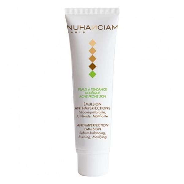 Émulsion Anti-Imperfections - Nuhanciam - 30ml - Texture fine - Fini mat - Unifie la peau