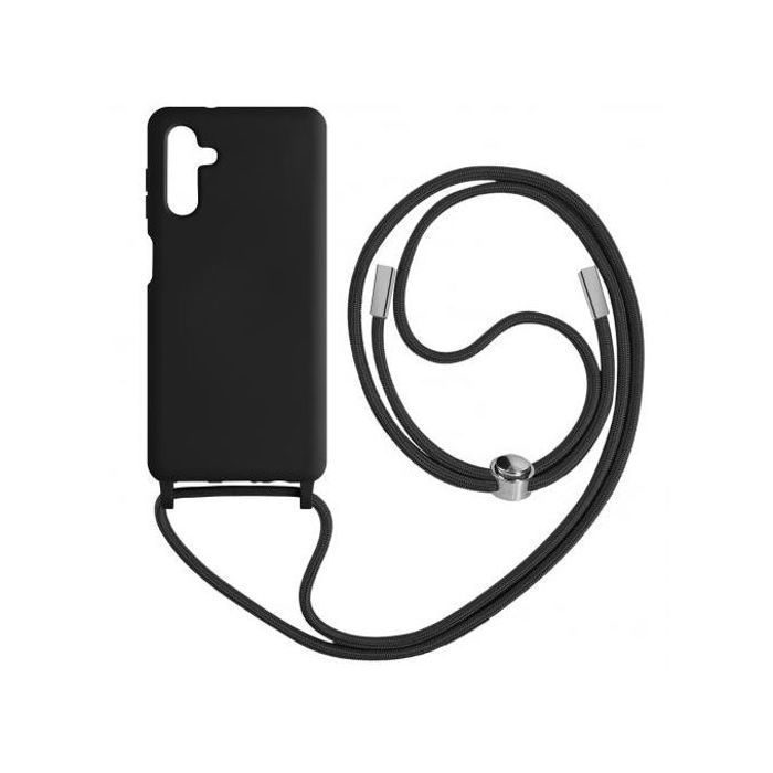 Coque Cordon - APOKIN - Samsung Galaxy S24 - Ultra Fin - Noir - Semi-rigide