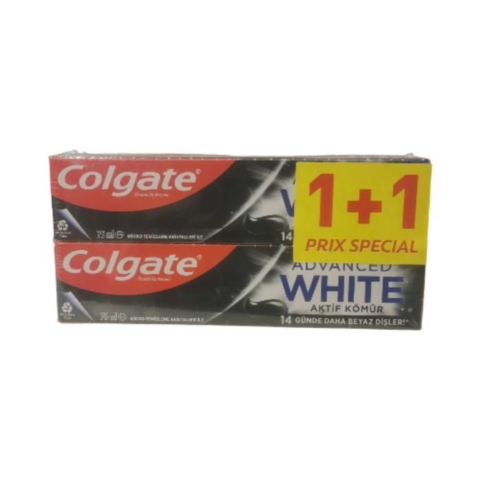 ADVANCED WHITENING CHARCOAL 75ML 1+1 PRIX SPECIAL