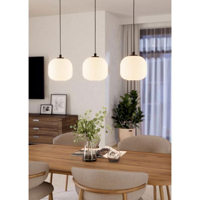 Luminaire en suspension - EGLO - MANTUNALLE - Marron - Acier - Design contemporain