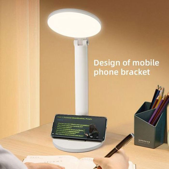 lampe de bureau pour étudiant, lampe de bureau LED réglable, chargement USB, pliable, protection des yeux