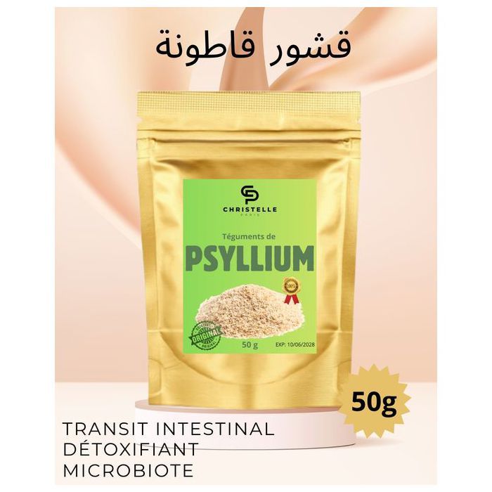 Psyllium 50g Probiotic Solutions problèmes Intestins Téguments de Psyllium