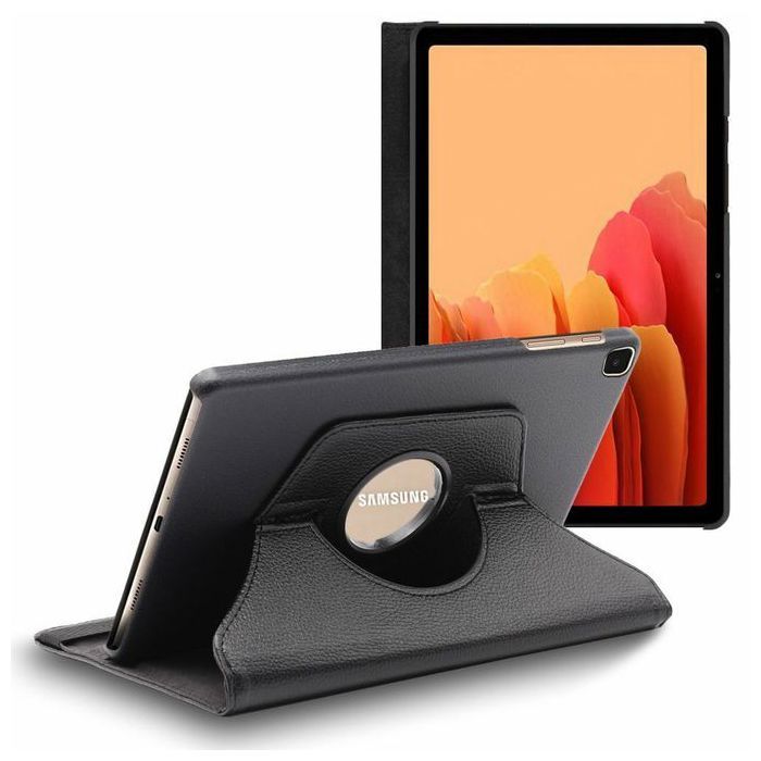 Pochette pour Samsung Galaxy Tab A7 lite T225  Support Rotatif à 360° Housse Étui, Noir