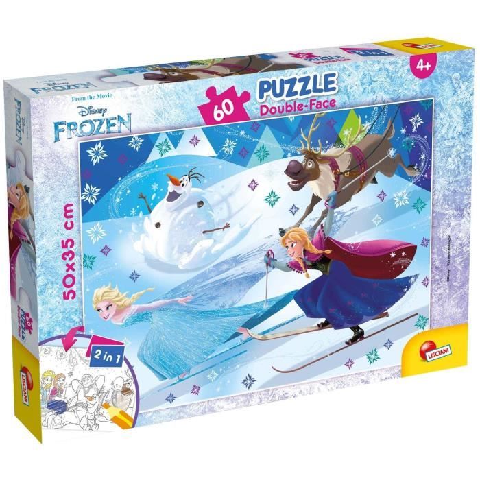 Puzzle La Reine des Neiges - LISCIANI - 60 pièces - Dessins animés et BD