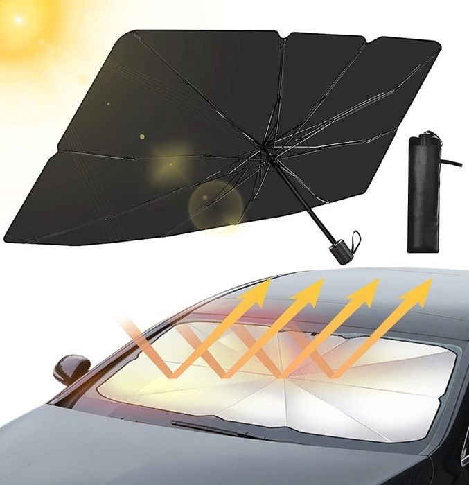 Pare Soleil de Voiture - Non spécifié - Pliable - Anti-UV - Noir - Respectueux de l'environnement