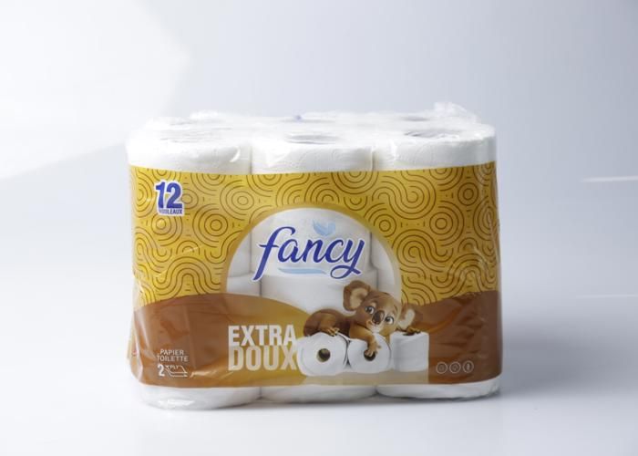 Papier hygiénique Fancy - 12 rouleaux XXL - Couleur Aléatoire