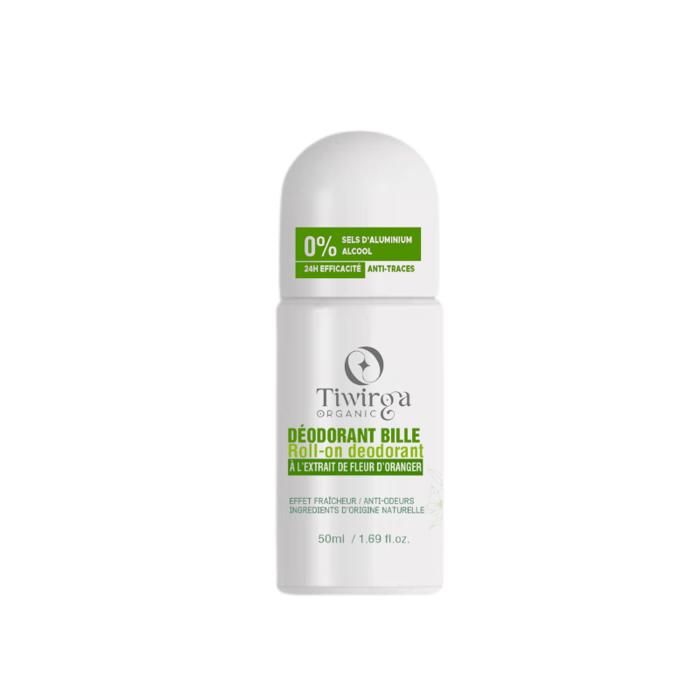 Déodorant Bille - MARQUE - Huile d’Argan - Fleur d’Oranger - 24h Efficacité - Sans alcool