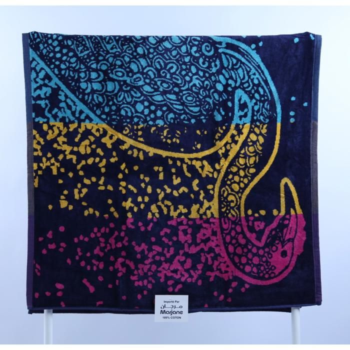 Drap de Plage 86x165 cm - 100% Coton -  400g/m²