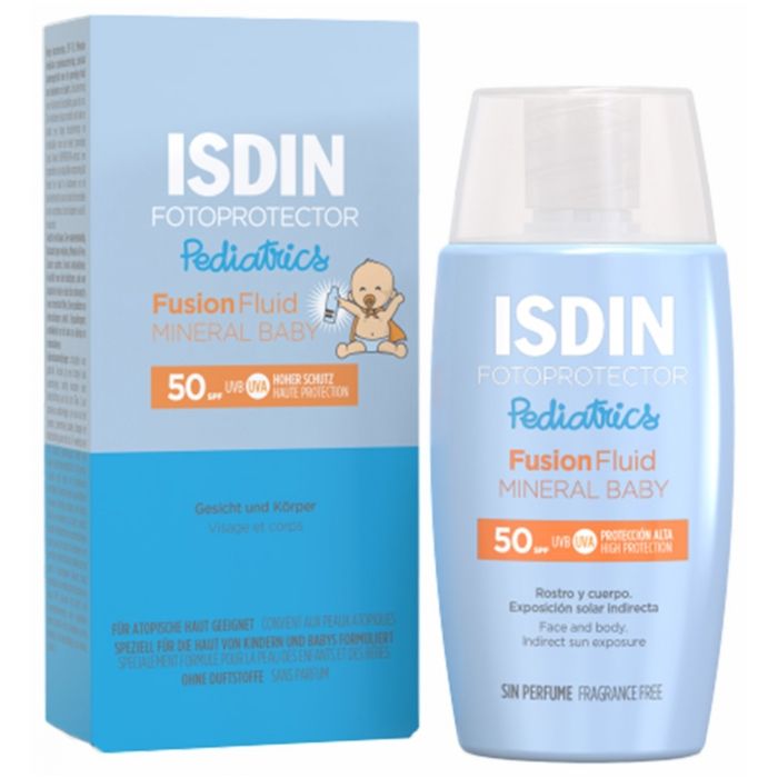 Fluide solaire - Isdin - Pediatrics Fusion Fluid - SPF50+ - 50ml - Hypoallergénique