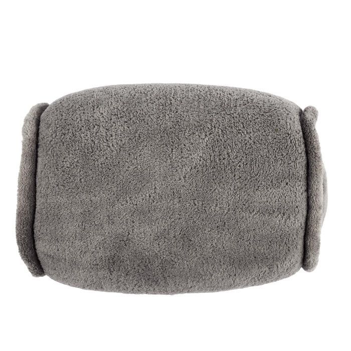 Coussin de Massage - Vibrant - 25cm - Gris - 2 Vitesses - Léger & Nomade