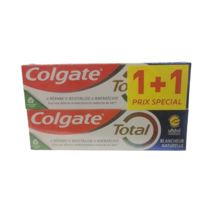 PACK 2 DENTIFRICES COLGATE ADVANCED WHITENING 75