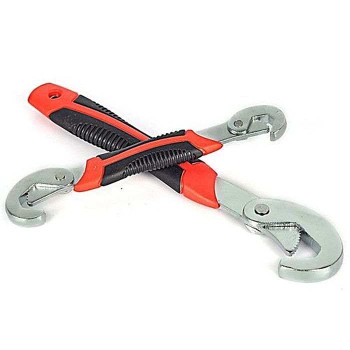Snap’n Grip Clés de Bricolage Universelles- Ecrous et Vis - Pack de 2 clé a molette