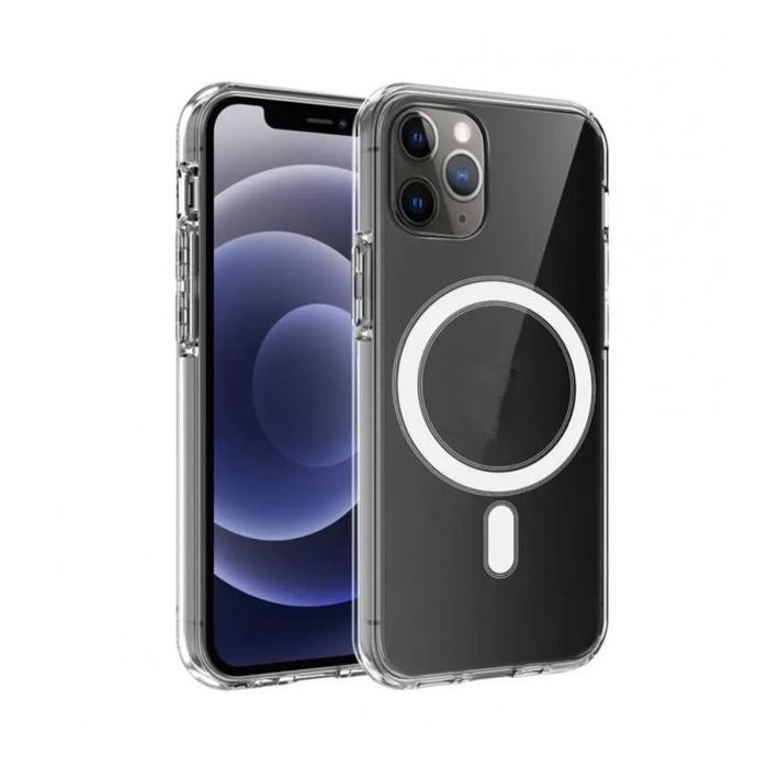 Pochette transparent pour iPhone 11 pro MagSafe magnétique