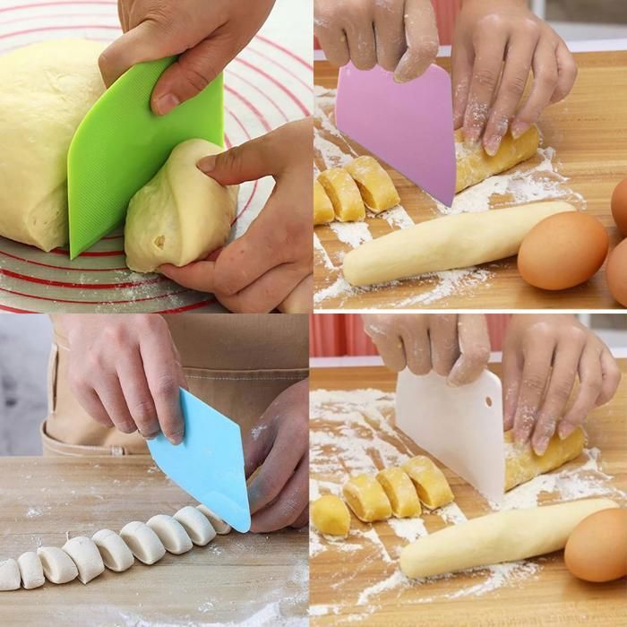 Spatule gratte-pâte crème lisse (Couleur aléatoire)