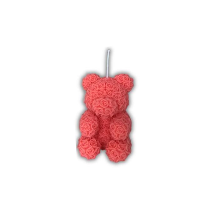 OURS DE ROSE   BOUGIE PARFUMEE 7.5x5.5x9cm