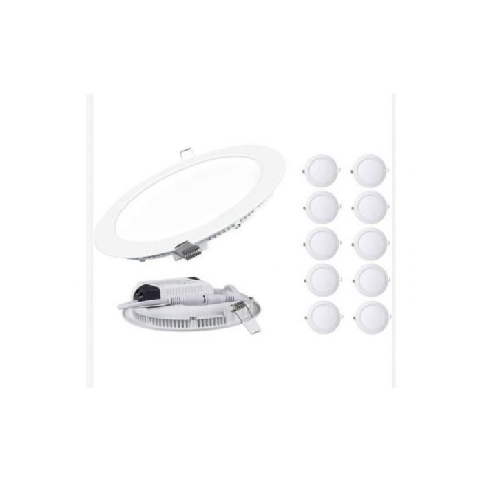 10 spot led encastrable pour plafonniers rond;panel led