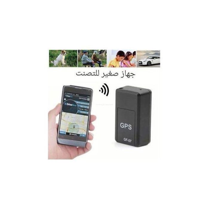 Mini Traceur GPS Magnétique GF-07 Portable pour Voitures et Motos - Noir