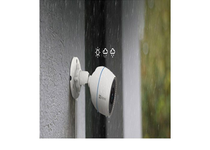 Caméra de surveillance - Ezviz - CS-H3c-R100-1K2WF - 1080p - Vision nocturne infrarouge - Sans fil