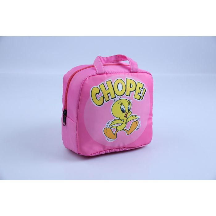 Sac à goûter carré pratique pour écoliers