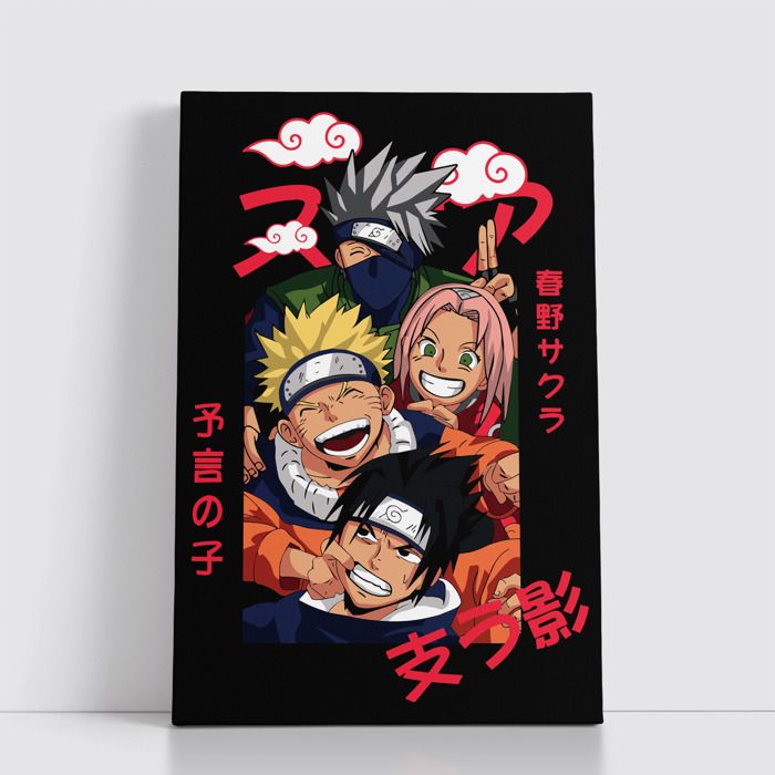 Tableau decoratif sur Toile 25x40 cm Anime attack on titan - one piece - Naruto - death note - Jujutsu Kaisen - Spy x Family 858