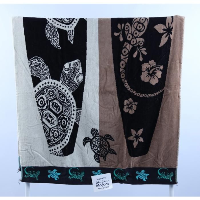 Drap de Plage - 86x165 cm - 100% Coton -  400g/m²