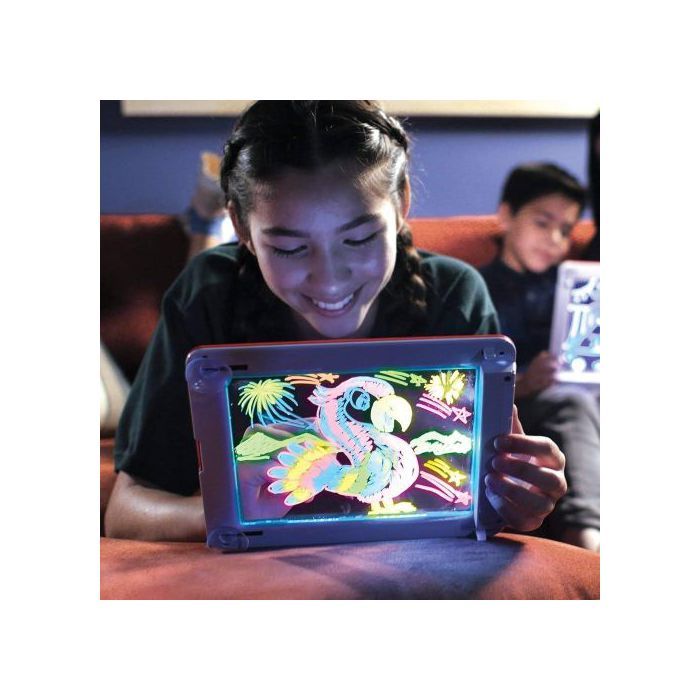 Tableau LCD 10 tablettes graphiques + 6 stylets tactiles - Jouet éducatif