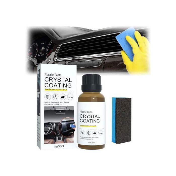 Crystal Coating 30 ml Entretien Auto Facile, Revêtement Cristal pour voiture