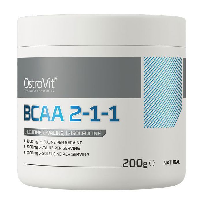 BCAA 2-1-1 200 g Naturel - Acides Aminés, Récupération Musculaire & Performance