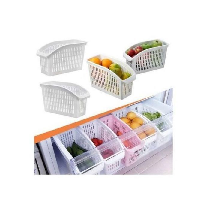 5Pieces Support organisateur de réfrigérateur Boîte de stockage pour réfrigérateur,