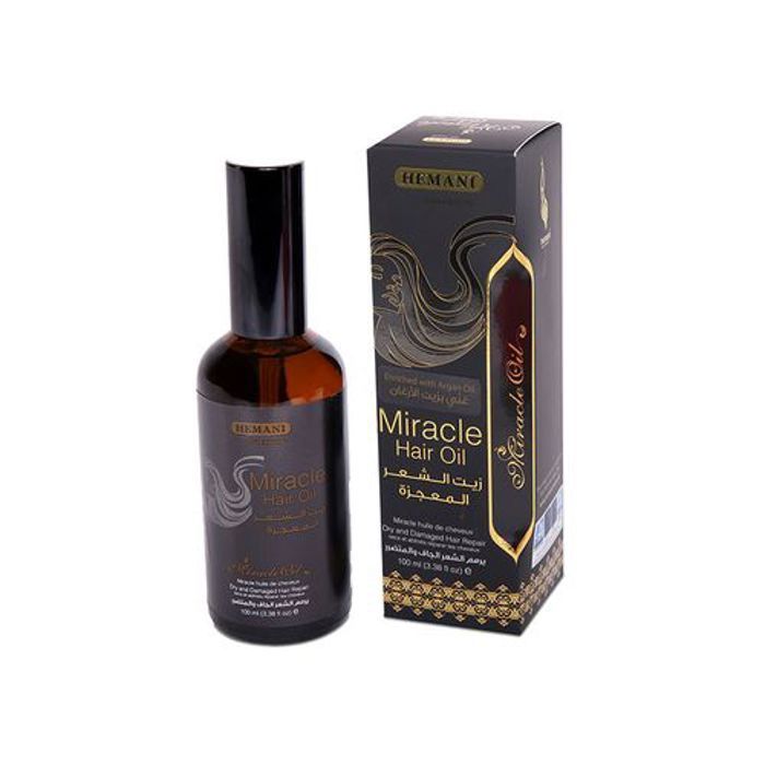 Hemani Huile capillaire cheveux sec et abimes  Miracle oil
